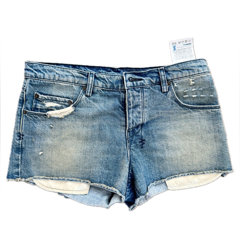 KSUBI DENIM CUT OFF SHORTS SIZE 30 NEW